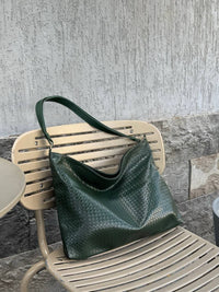 Woven Hobo Shoulder Bag - High Copy