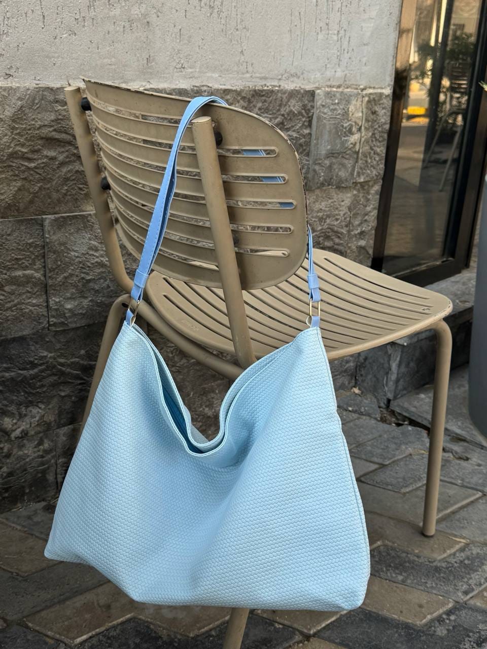 Woven Hobo Shoulder Bag - High Copy