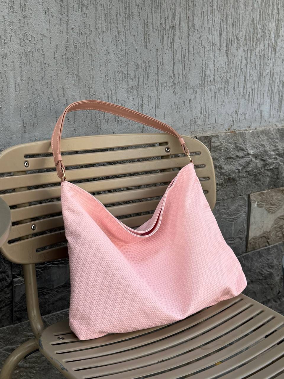 Woven Hobo Shoulder Bag - High Copy