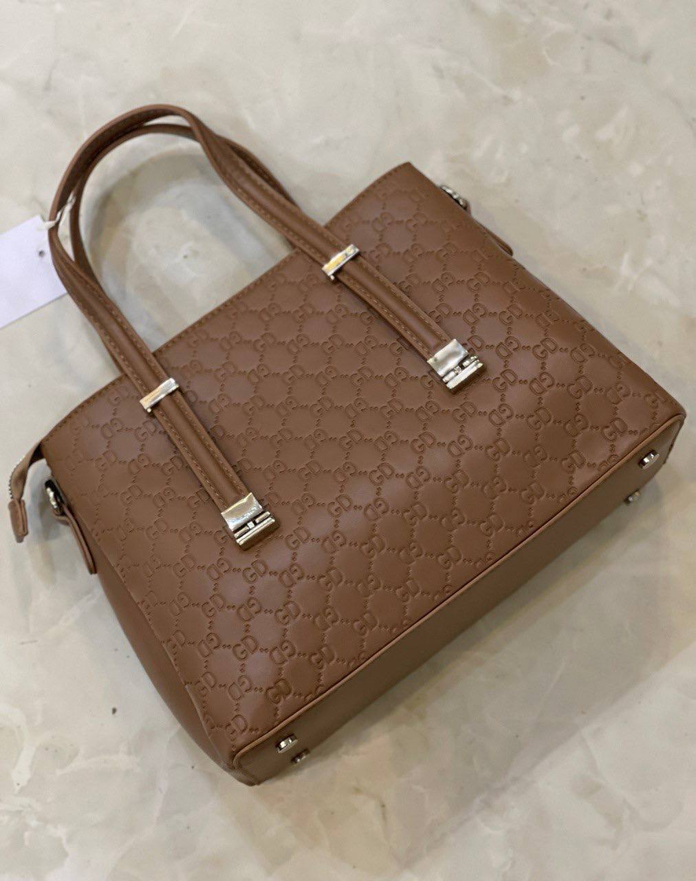 David Jones Embossed Tote Bag
