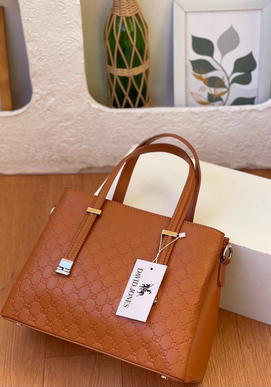 David Jones Embossed Tote Bag