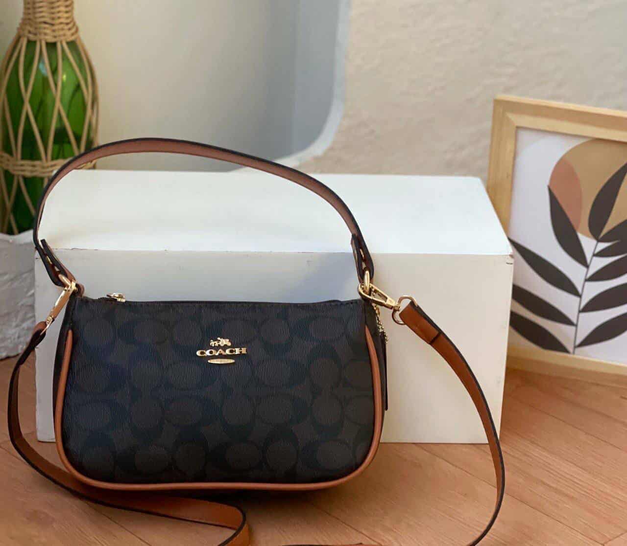 Coach Signature Jacquard Shoulder Bag