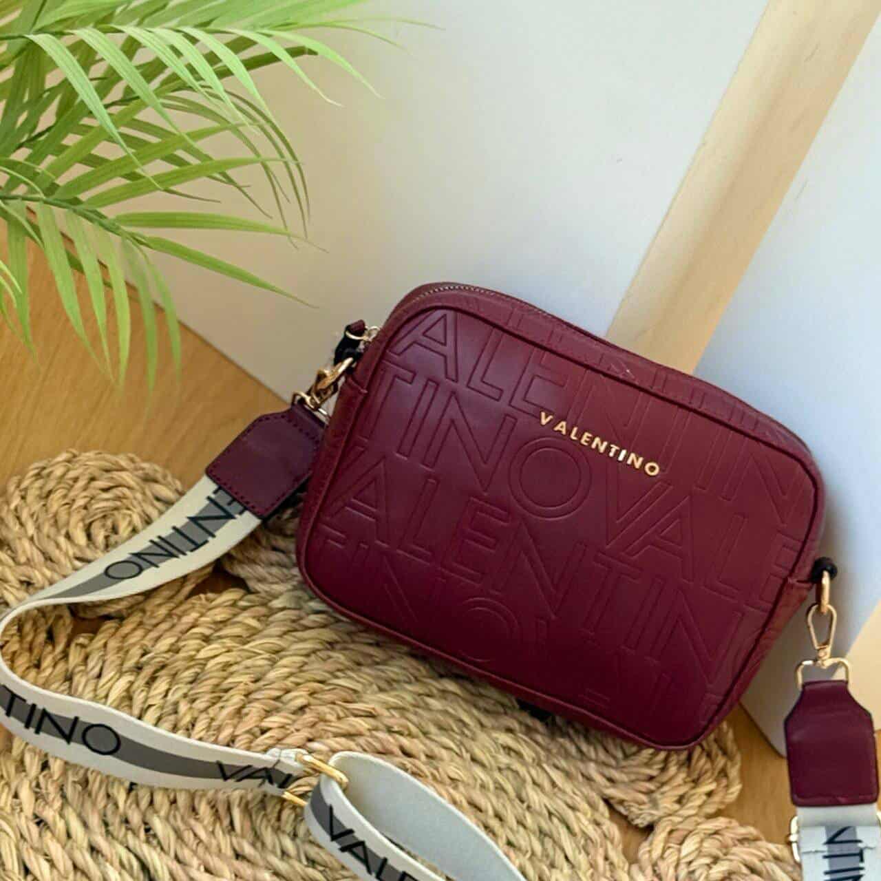 Valentino Crossbody Embossed Logo Bag
