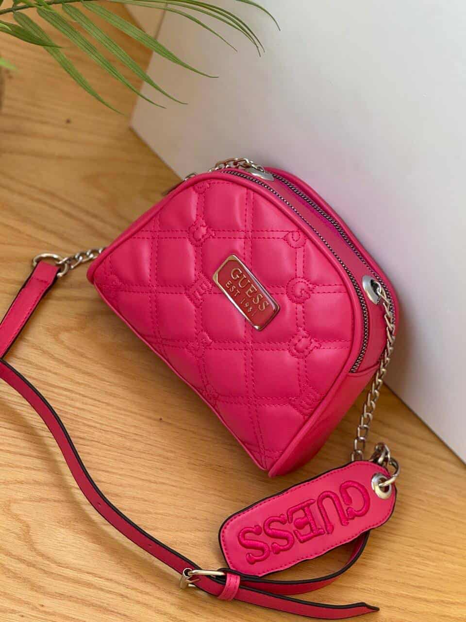 Guess Quilted Logo Crossbody