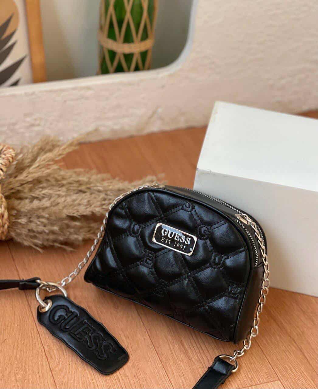 Guess Quilted Logo Crossbody