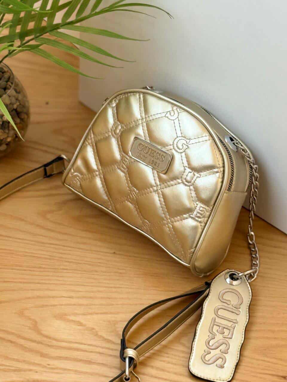 Guess Quilted Logo Crossbody