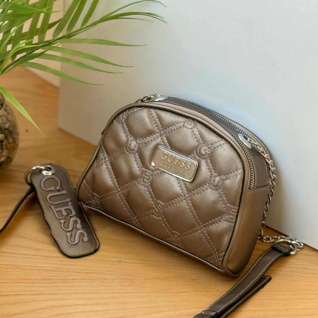 Guess Quilted Logo Crossbody
