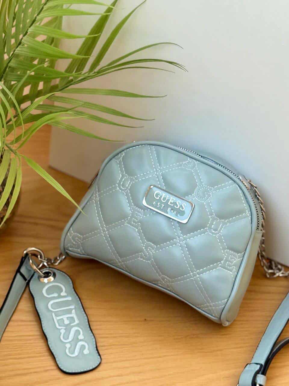 Guess Quilted Logo Crossbody