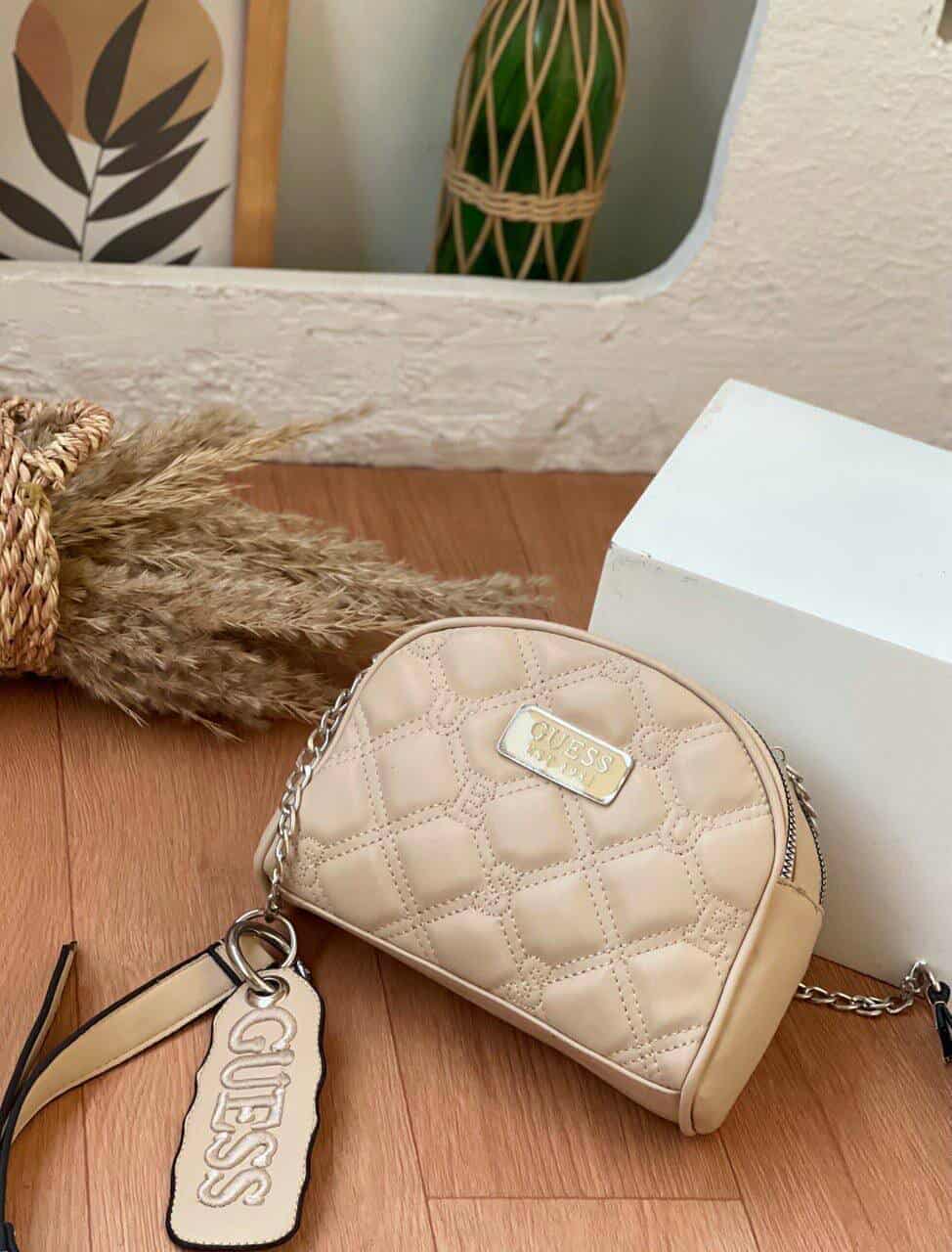 Guess Quilted Logo Crossbody