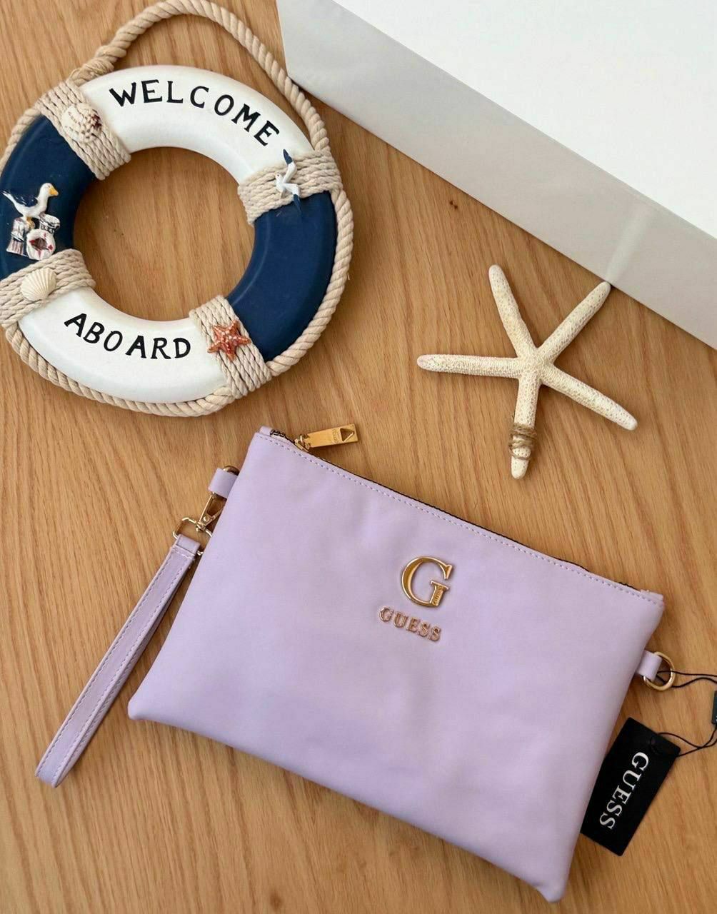 clutch hand bag guess