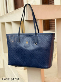 Embossed tote Bag -  Mirror