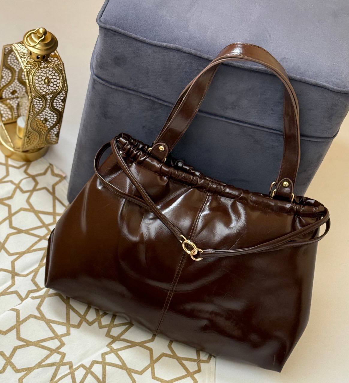Ruched Shoulder Bag