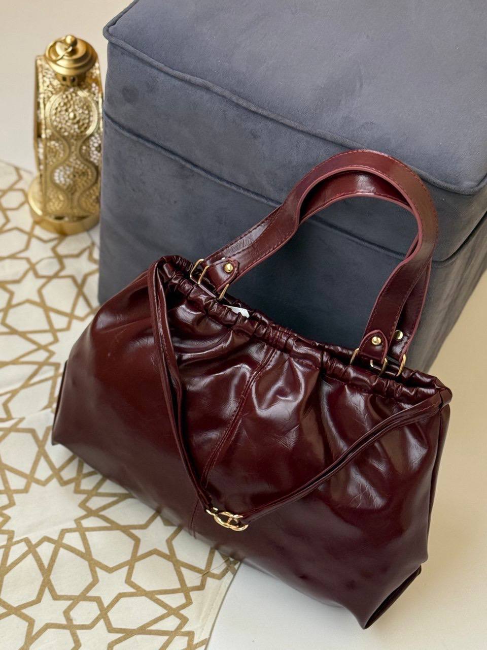 Ruched Shoulder Bag