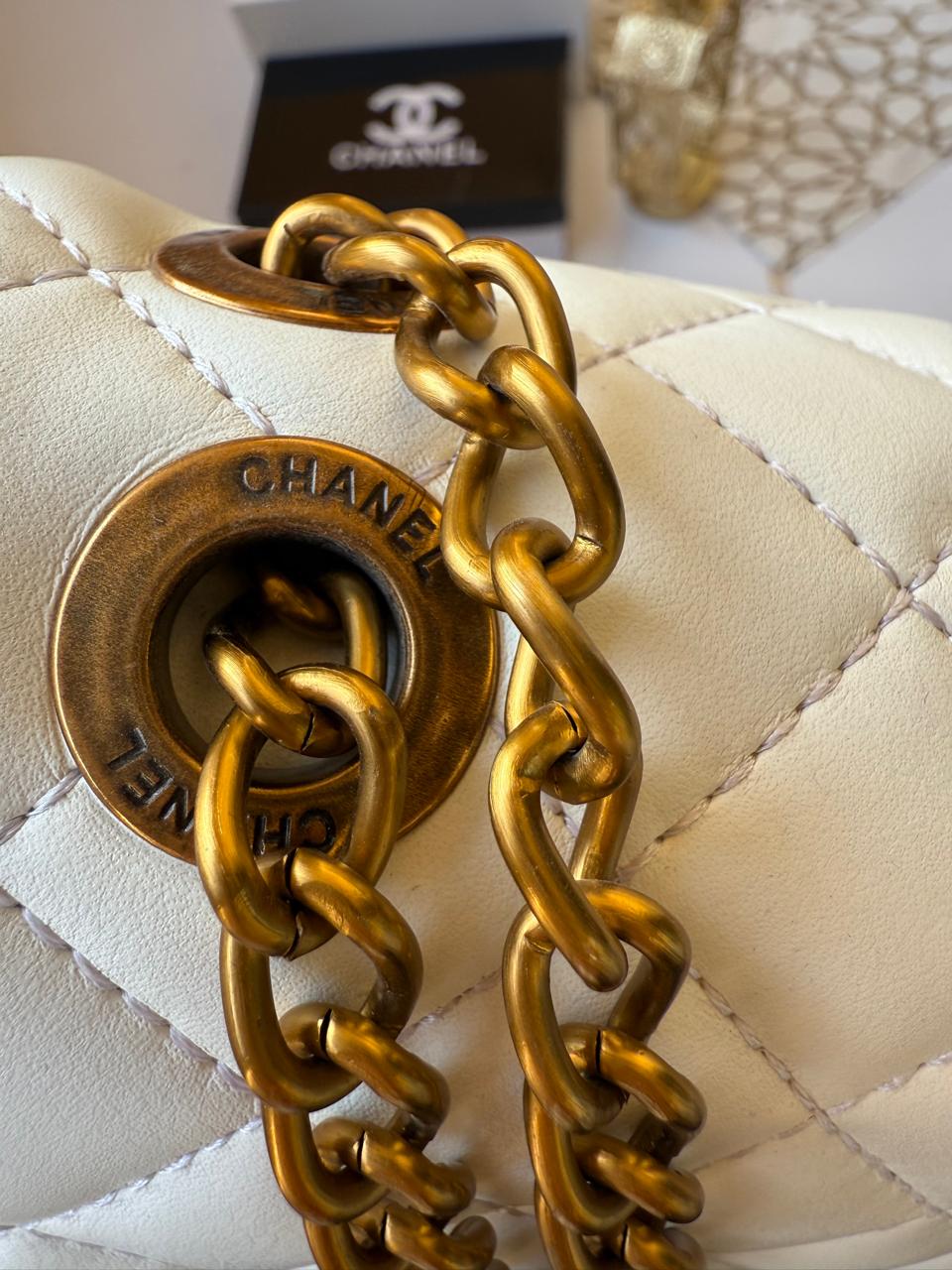 Chanel Classic Flap Bag With Box