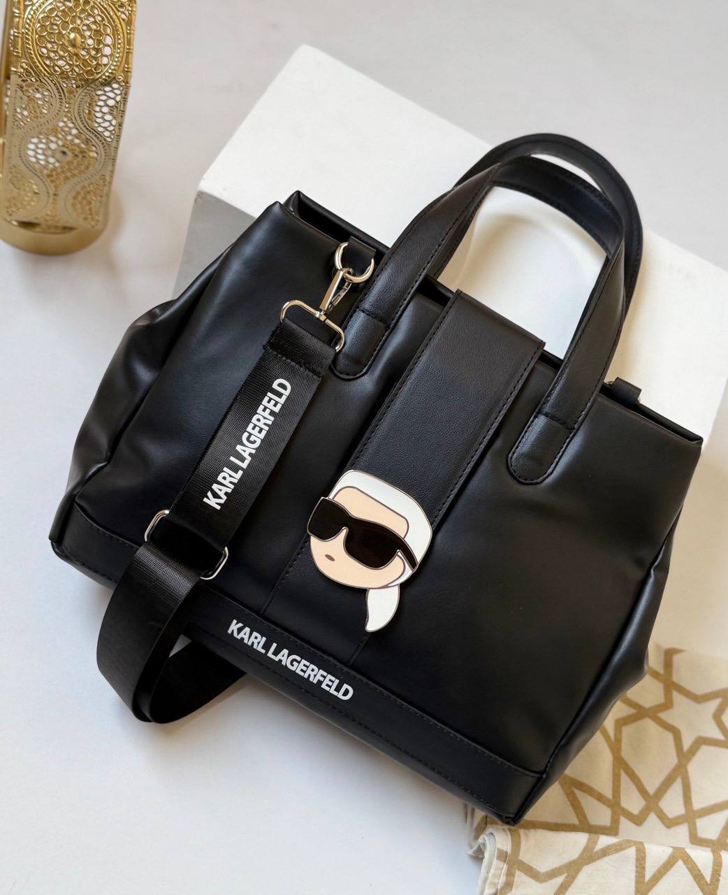 Karl Lagerfeld Ikonik Tote Bag – With Strap