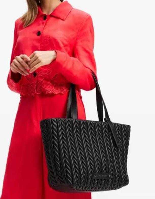 Karl Lagerfeld Quilted Shoulder Bag -  Mirror