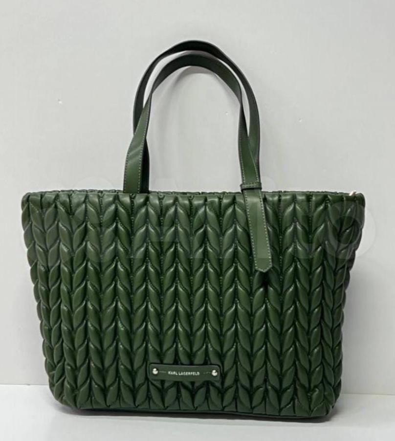 Karl Lagerfeld Quilted Shoulder Bag -  Mirror