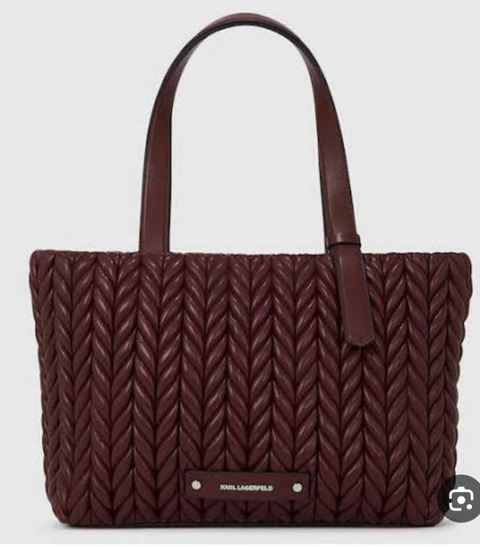 Karl Lagerfeld Quilted Shoulder Bag -  Mirror