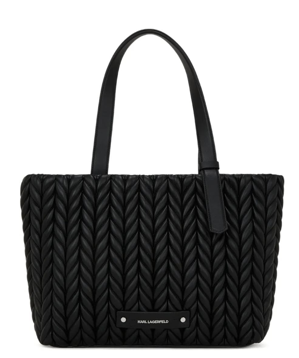 Karl Lagerfeld Quilted Shoulder Bag -  Mirror