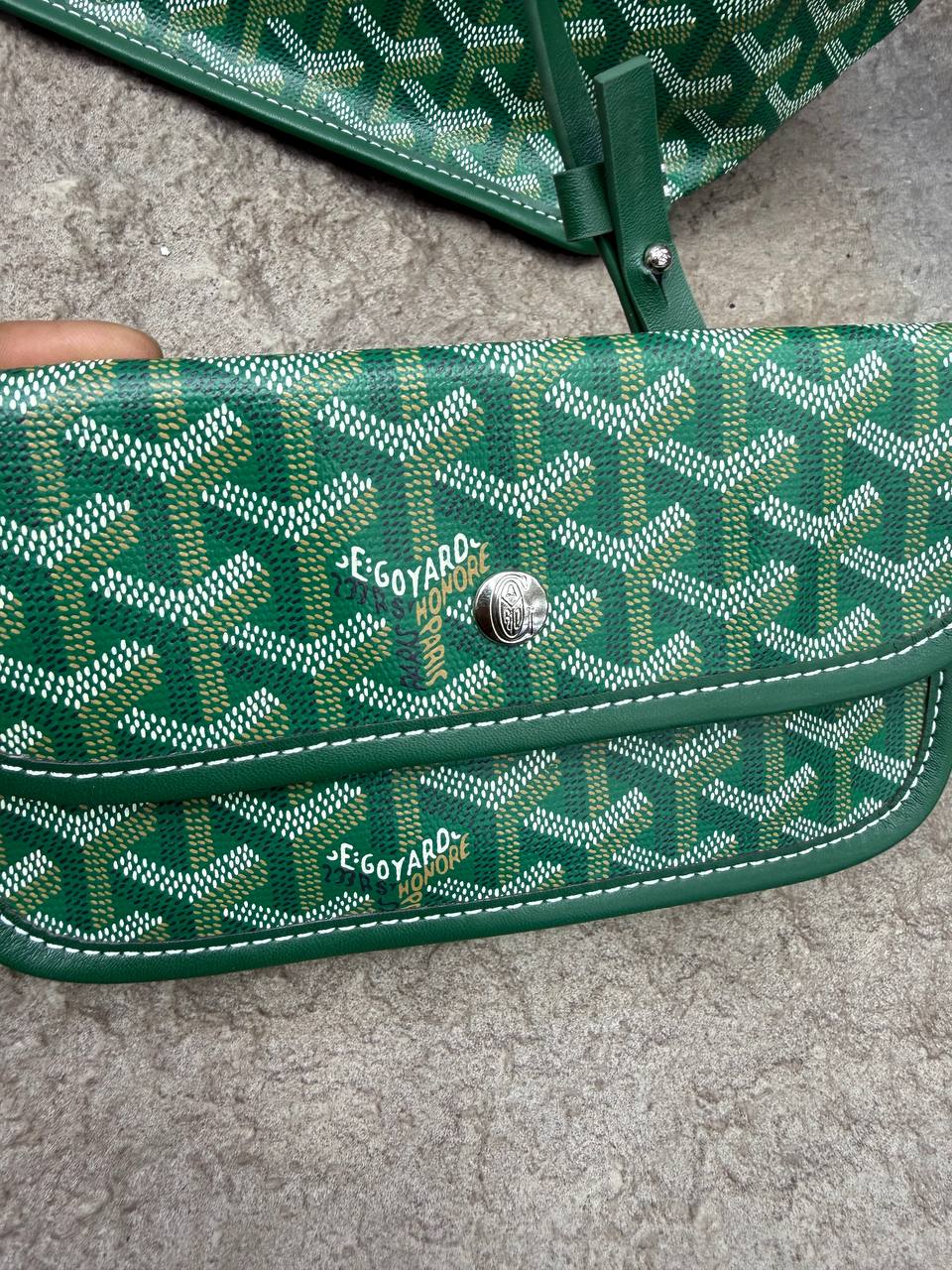 Monogram Shoulder Bag with Pouch - Mirror