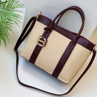 Balenciaga Style Canvas Tote Bag