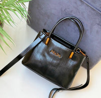 Prada Small Leather Tote Bag