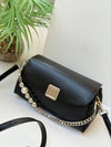 Miu Miu Pearl-Chain Leather Shoulder Bag -  Mirror