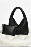 Woven Hobo Shoulder Bag - Mirror