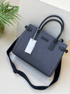 David Jones Canvas Tote with Leather Trim - Original