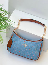 Coach Denim Mini Shoulder Bag