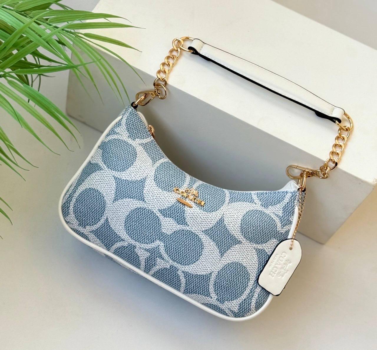 Coach Denim Mini Shoulder Bag