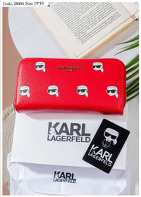Big Karl Wallet double zipper - Mirror