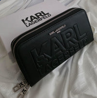 Big Karl Wallet double zipper - Mirror