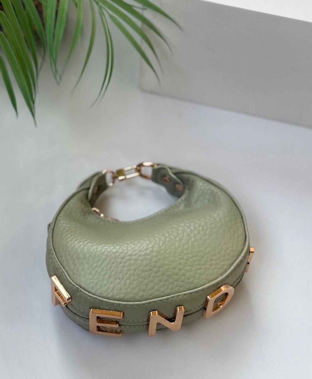 Fendi Style Mini Crescent Cross Bag