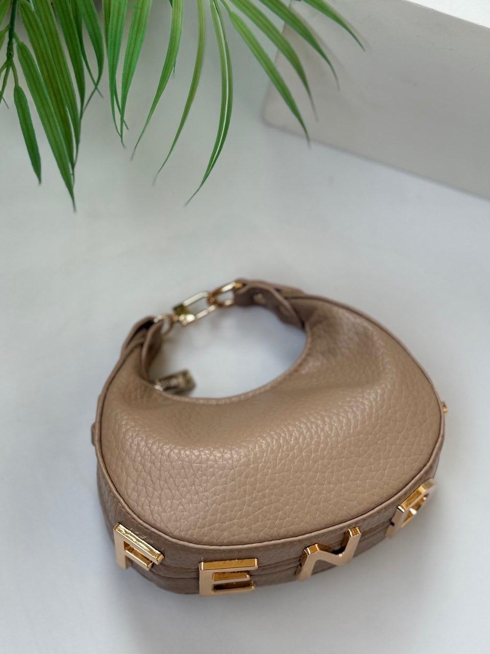 Fendi Style Mini Crescent Cross Bag
