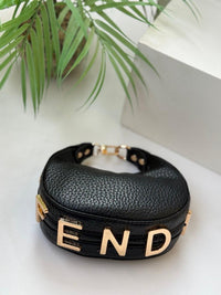Fendi Style Mini Crescent Cross Bag