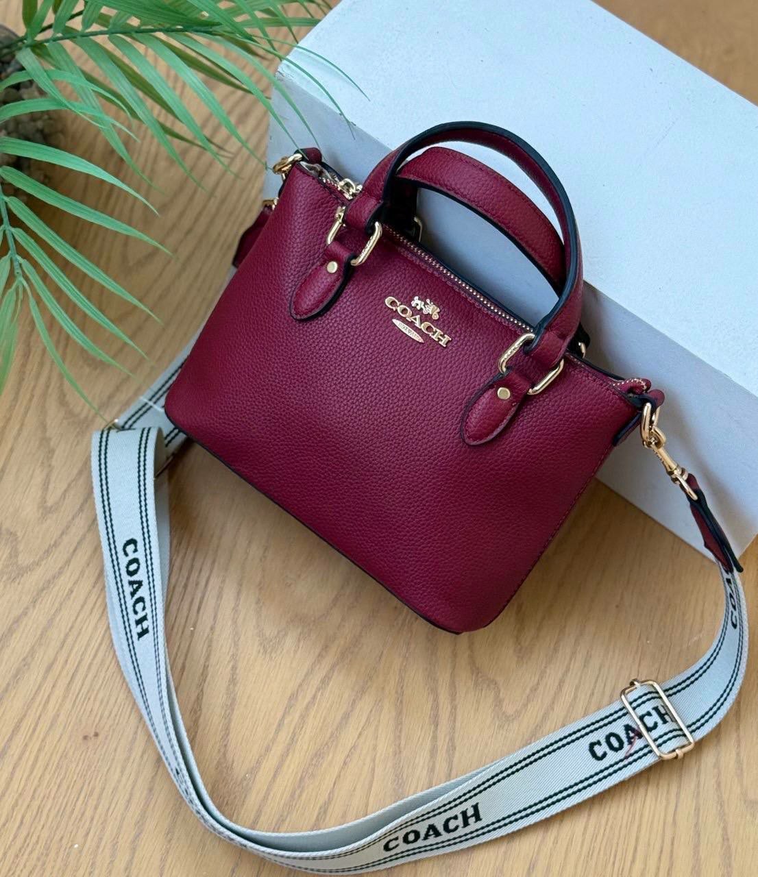 Coach Mini Rowan Satchel in Pebble Leather