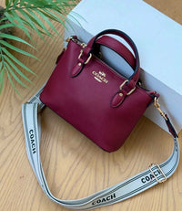 Coach Mini Rowan Satchel in Pebble Leather