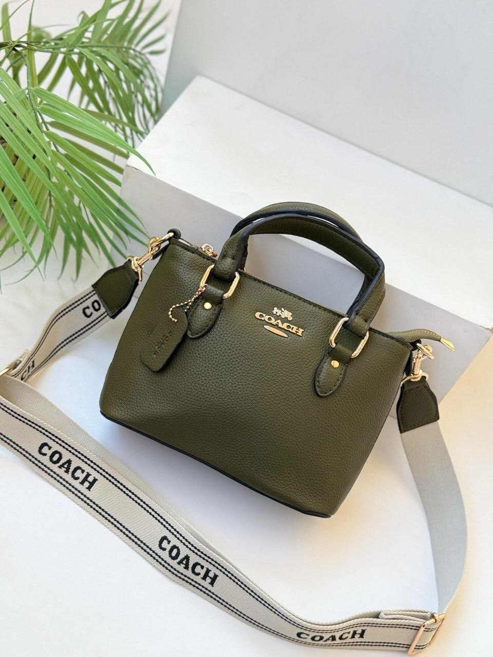 Coach Mini Rowan Satchel in Pebble Leather