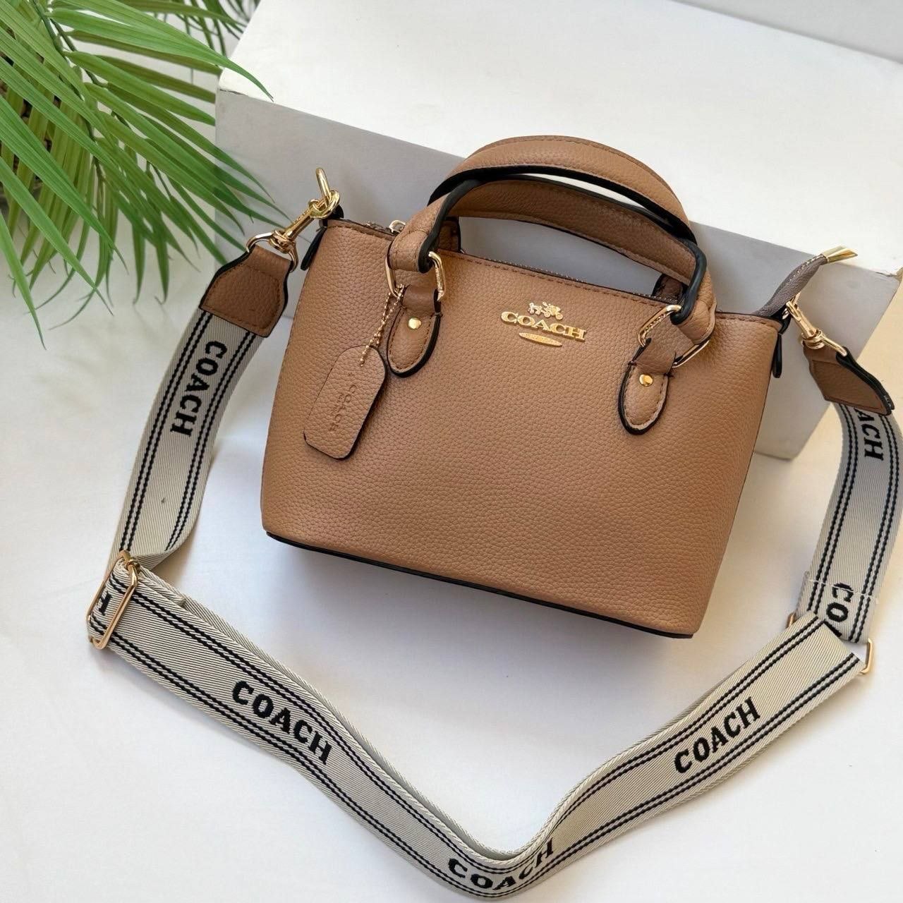 Coach Mini Rowan Satchel in Pebble Leather