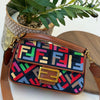 Fendi Baguette Zucca Jacquard Bag