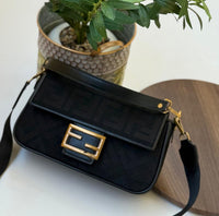 Fendi Baguette Zucca Jacquard Bag