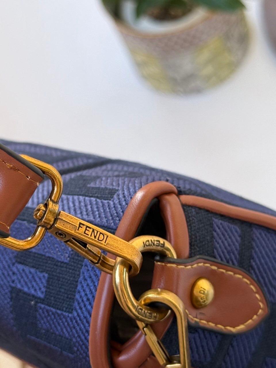 Fendi Baguette Zucca Jacquard Bag