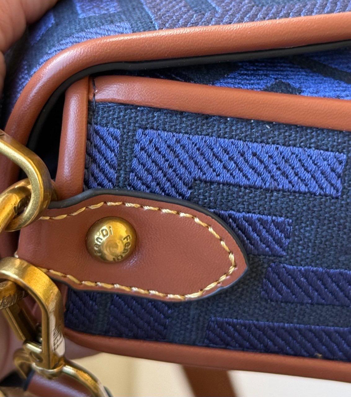Fendi Baguette Zucca Jacquard Bag