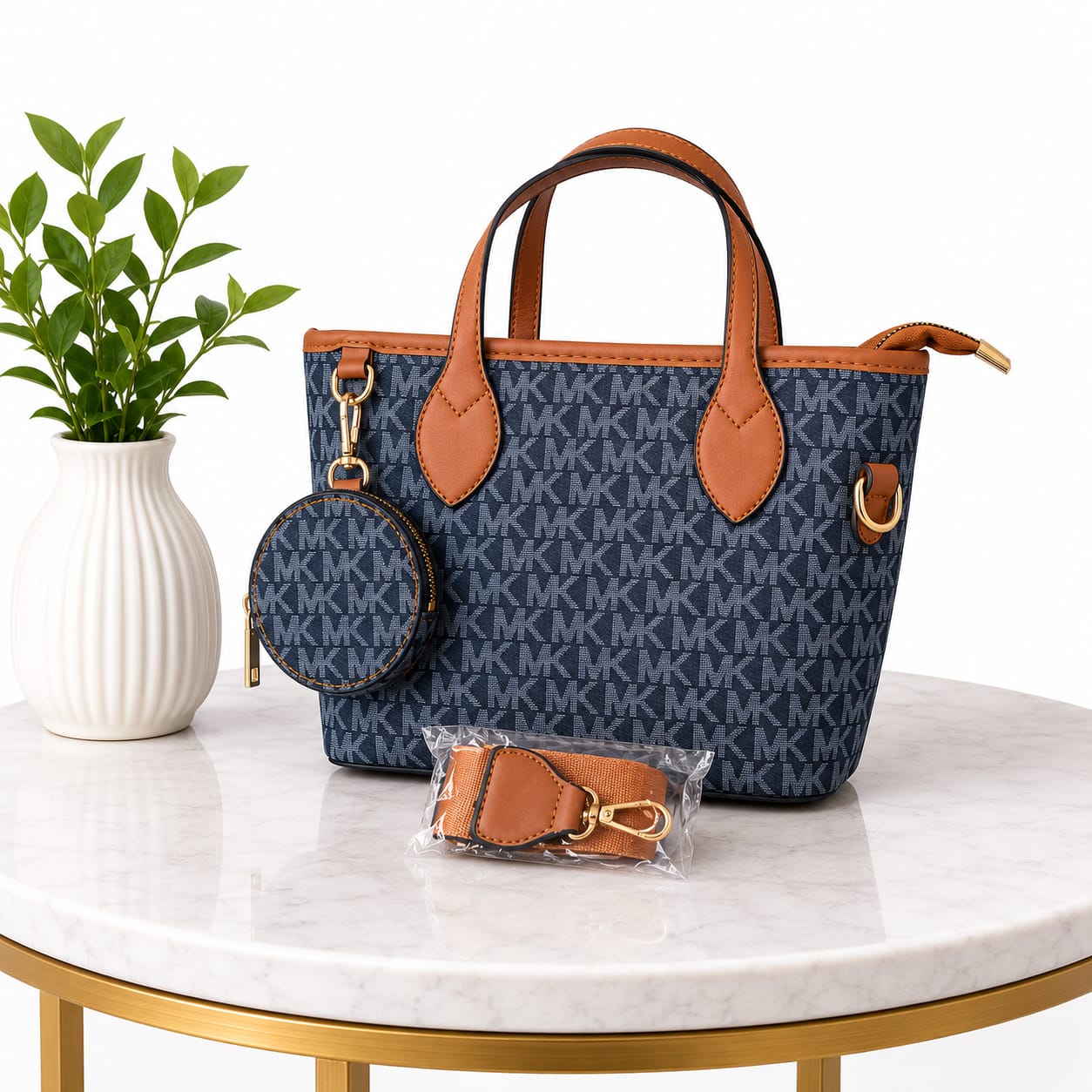 Michael Kors Monogram Tote Bag