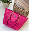 Guess Cessily Quilted Tote Bag - High copy