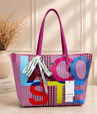 Lacoste Print Tote Bag - Mirror