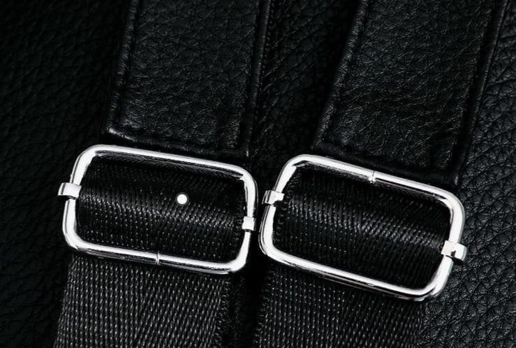 Urban Chic Pebbled Leather Backpack - Mirror - Code 11241