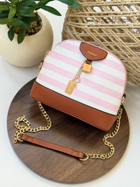 Aldo Striped Cross body Bag