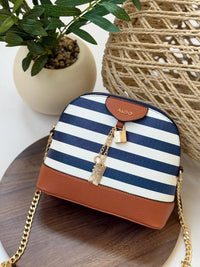 Aldo Striped Cross body Bag